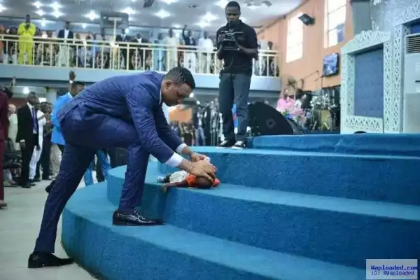 Photos: Nigerian Pastor Brings Dead Baby Back To Life In His Church
